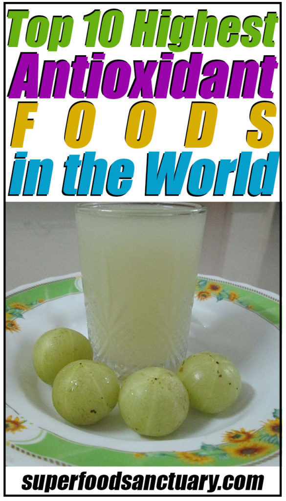 Are you excited to find out the top 10 highest antioxidant foods in the world?! These foods are ranked by ORAC (Oxygen Radical Absorbance Capacity). Eating types of foods that have been shown to have high ORAC values has demonstrated high blood antioxidant scores.