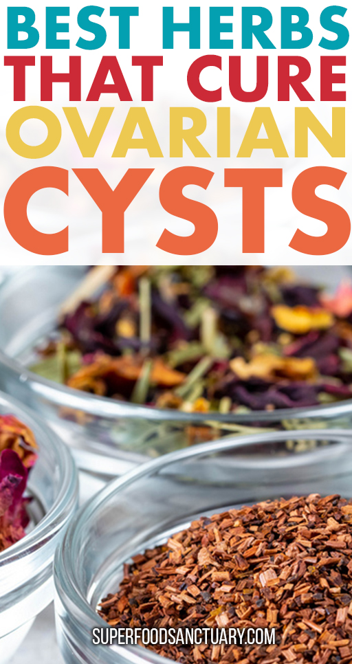 With these 7 healing herbs for ovarian cysts, you can help balance hormones and get cyst-free fast using natural means!