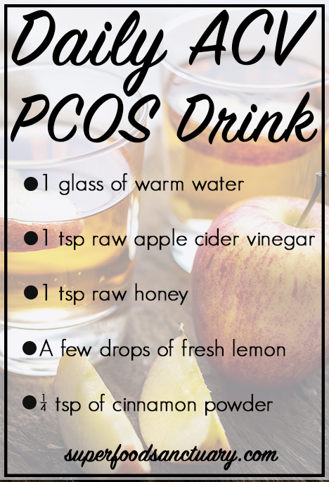 Make this Apple Cider Drink for PCOS, which will help with detoxification, appetite control, weight loss, insulin management and hormone balance!