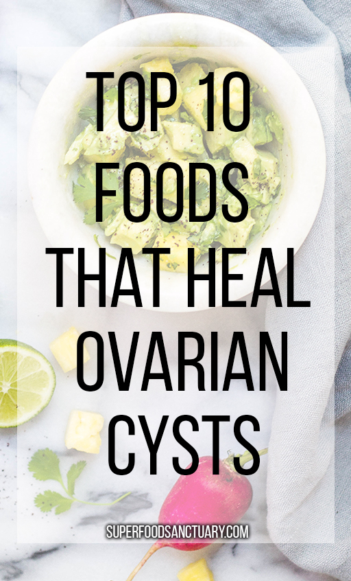 We previously looked at the list of foods to never eat when you have ovarian cysts, now let us see the top foods that heal ovarian cysts. 