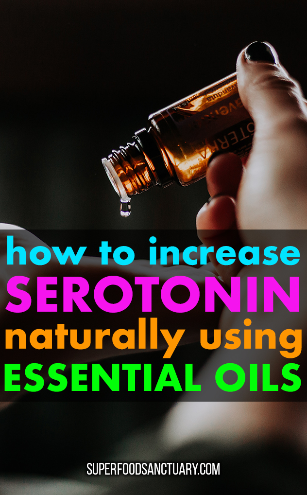 Find out how to increase serotonin with essential oils naturally in this post! 