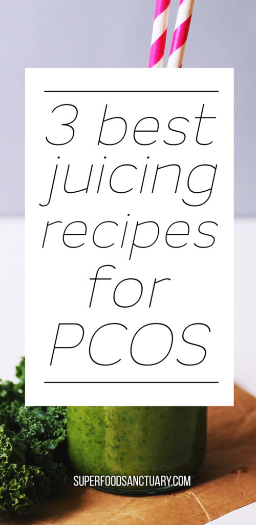Juicing can be very supportive in your PCOS wellness journey. Save these 3 healthy juicing recipes for PCOS and reap their health benefits every day! 