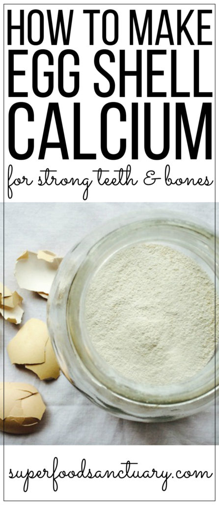 Did you know: calcium from natural and dietary sources is better absorbed and utilized by the body than calcium supplements, and it’s healthier and safer as well! Learn how to make egg shell calcium powder in this post.