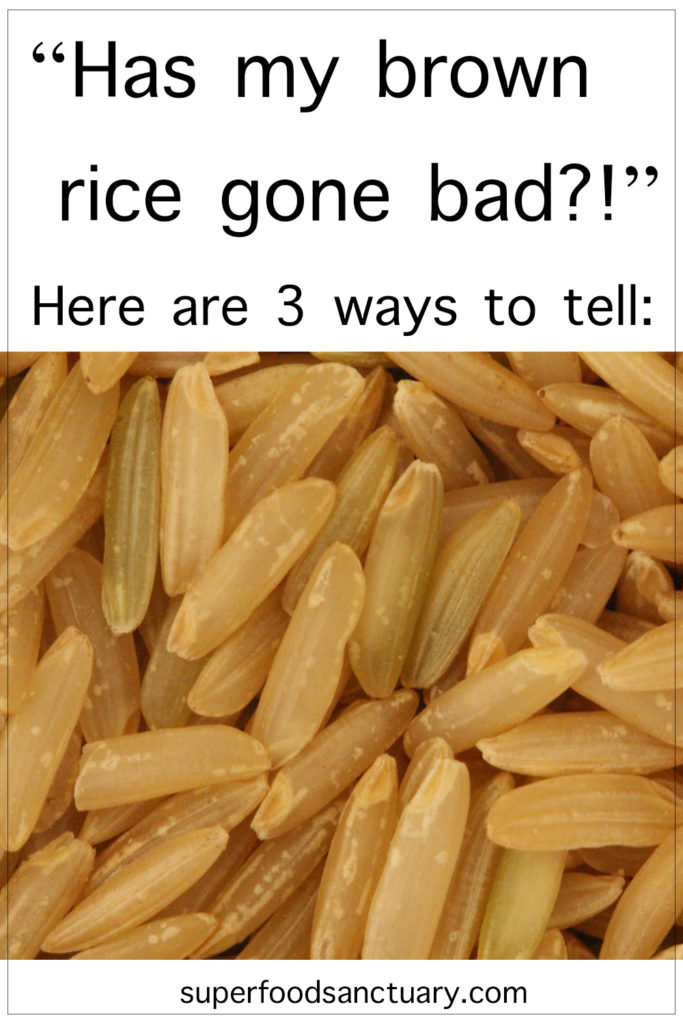 Here are 3 easy tips on how to tell if brown rice has gone bad. 
