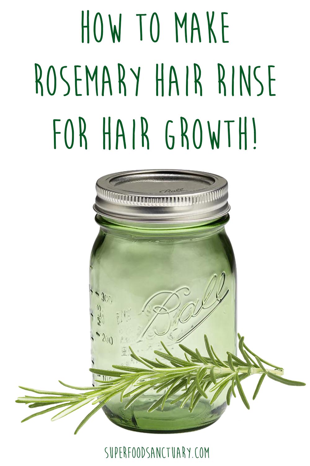 How To Make Rosemary Hair Rinse For Hair Growth Superfood Sanctuary   How To Make Rosemary Hair Rinse For Hair Growth 