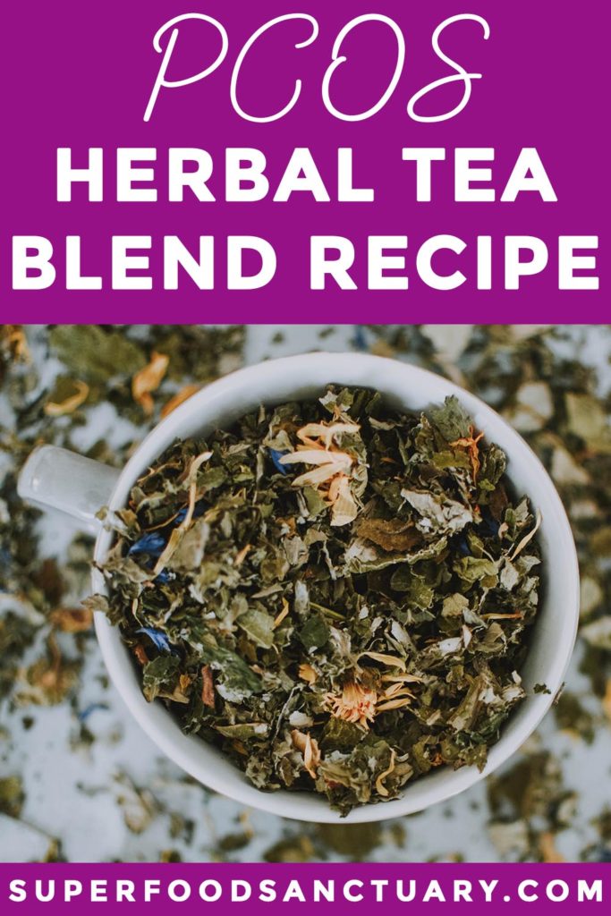 A PCOS herbal tea blend recipe might be just the thing to kickstart your everyday health routine for managing your symptoms better! 