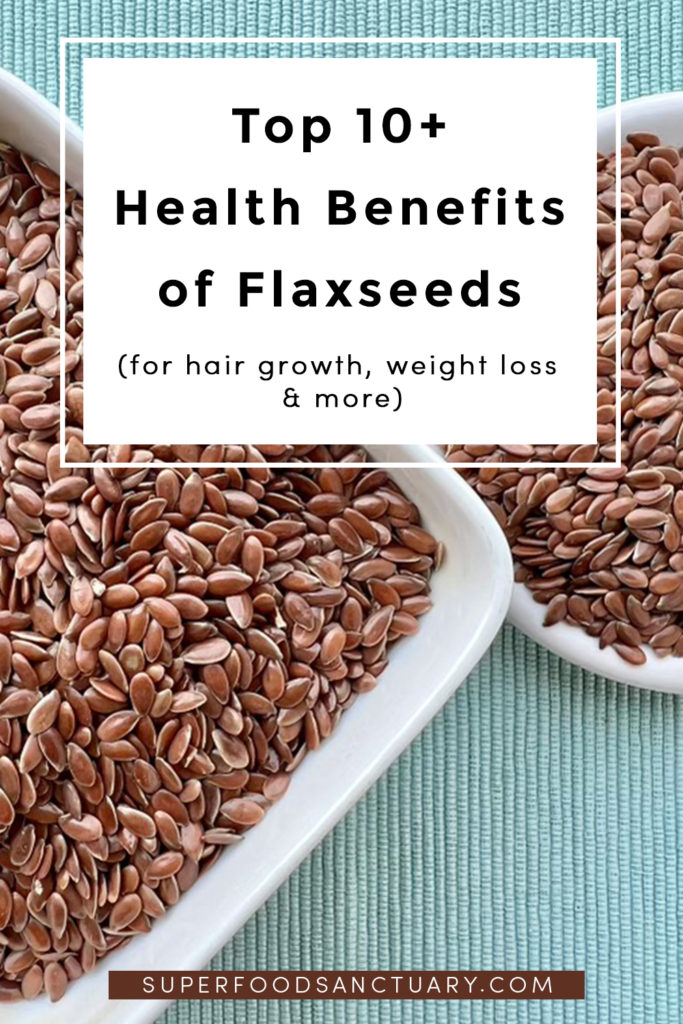 These seeds may be small but they are big on the health benefits they offer! Let’s explore the top 10+ health benefits of flaxseeds for your general health and well-being.