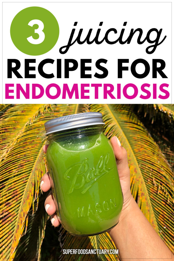 Studies show that a higher intake of fruits is associated with a lower risk of endometriosis! That means it’s time to load your plates with fruit salads and glasses with fresh pressed fruit juice! Here are 3 juicing recipes for endometriosis to get you started! 