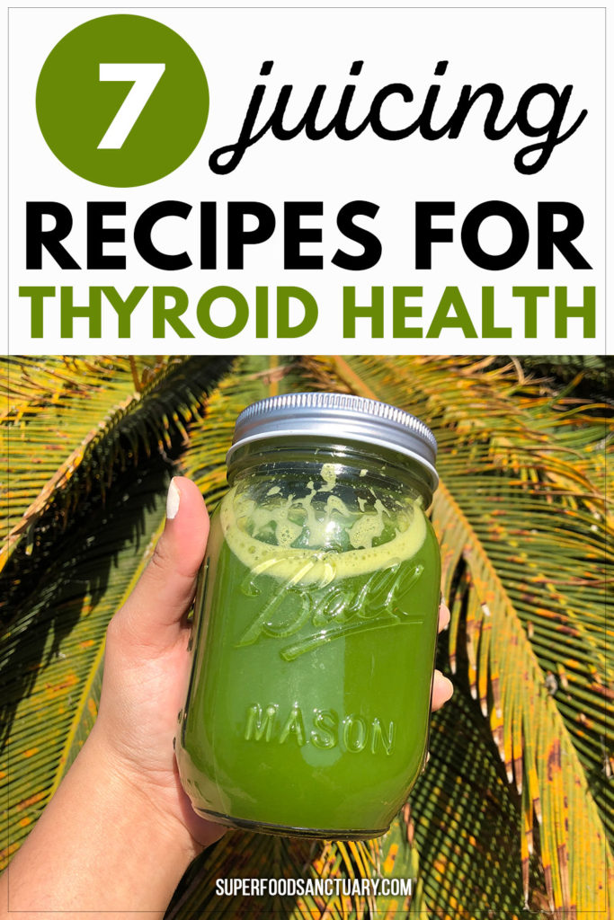 Have you got into juicing for thyroid yet? This may be the answer to improving your energy and beating thyroid problems! You’ve got to try these 7 juicing recipes for thyroid health! 