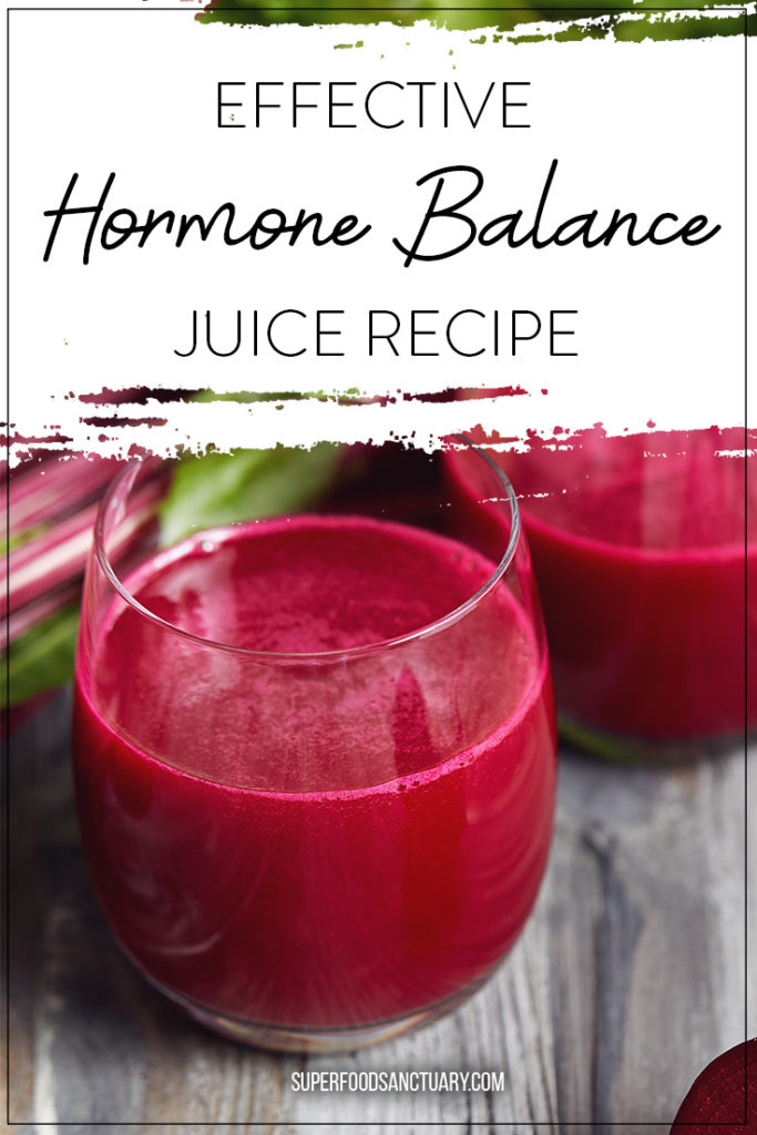 What a perfect way to reset your hormones with this easy hormone balancing juice recipe! 