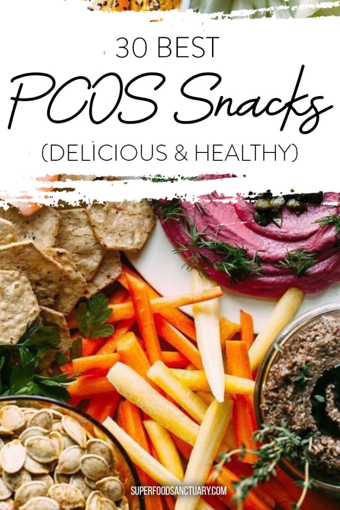 Hands up if you love snacks! As someone who suffers from PCOS and are concerned with insulin resistance, weight loss and fertility, you may be looking for healthy snack options! Well, I got you covered with 30 best snacks for PCOS! 