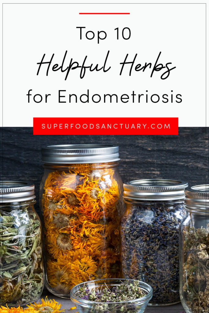 Have you tried herbal remedies for endometriosis? Not yet? Then please take a look at 10 helpful herbs for endometriosis to help manage symptoms a whole lot better and naturally.