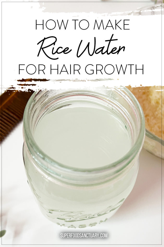 Want to know a great DIY hair growth hack? Rice water! Rice water has been traditionally used to promote long thick and luscious hair and prevent grey hair! I’m going to show you how to make rice water for hair growth in this post! 