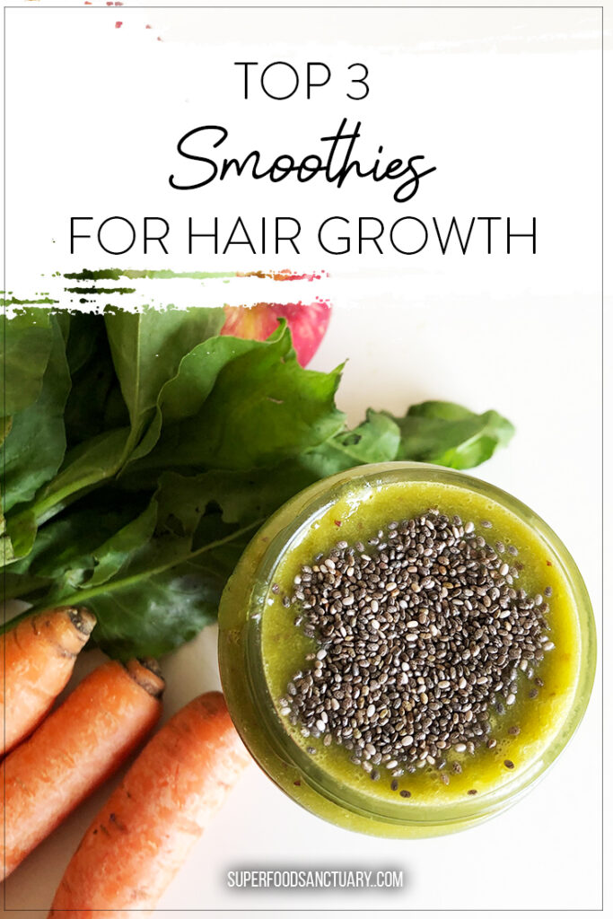 One of my favorite ways to get longer thicker locks is drinking nourishing smoothies for hair growth! Please add these smoothies to your hair growth journey ASAP! 
