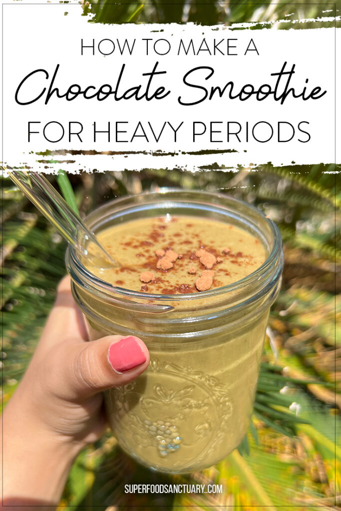 Here are 3 green smoothies for heavy periods that I hope will help you!