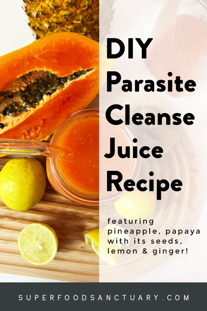 Would you like to try this effective parasite juice cleanse recipe? 