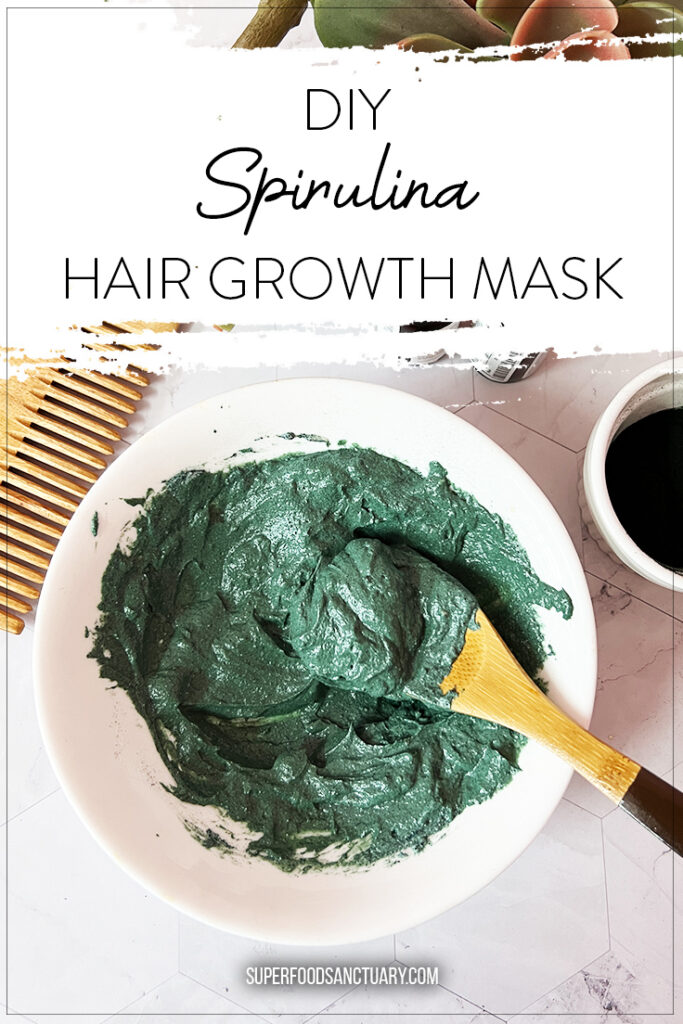 If you want those lustrous mermaid locks, then a DIY spirulina hair mask is JUST the thing you need to try. 

With 70% protein (the best natural protein powder in the world!), fatty acids and iron, spirulina offers a synergy of nutrients needed to boost your hair growth.