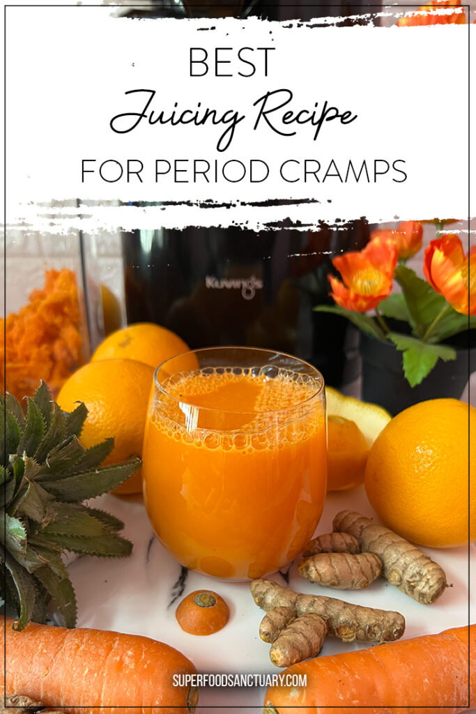 If you suffer from period pain, bloating, iron deficiency or period blues, try any of these top 3 best juicing recipes for periods. 