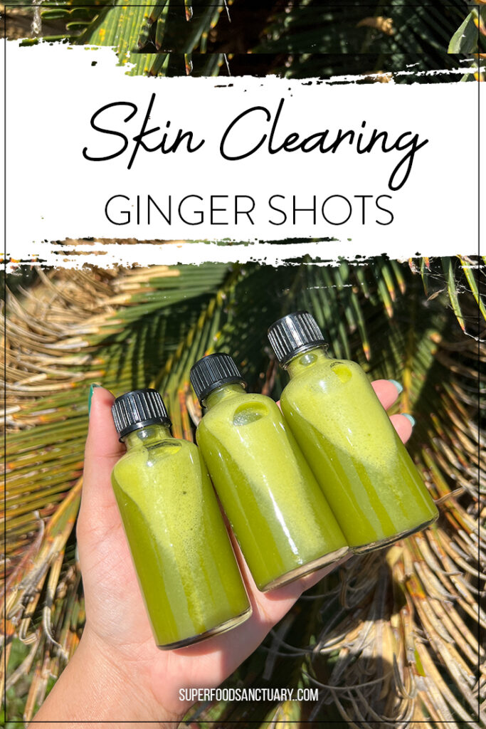 Do not drink these skin clearing ginger shots if you don't want GLASS SKIN! 