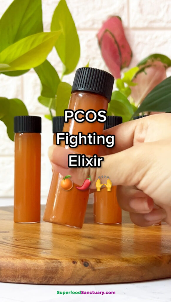 I drink this PCOS shot every single morning when I wake up! 